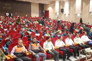 ببينيد | آیین زنگ ایمنی ویژه دانش‌آموزان مدارس حاشیه راه‌های استان اصفهان
