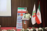 ببينيد | آیین زنگ ایمنی ویژه دانش‌آموزان مدارس حاشیه راه‌های استان اصفهان