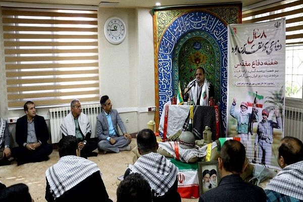 گرامیداشت هفته دفاع مقدس در راهداری و حمل و نقل جاده ای گلستان