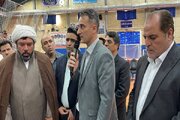 گزارش تصویری از  قرعه کشی اراضی جوانی جمعیت شهر ساوه در محل  سالن ورزشی امام خمینی (ره) این شهر