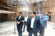 بازدید نماینده مردم شریف اراک، خنداب و کمیجان در مجلس شورای اسلامی به همراه مدیرکل راه و شهرسازی استان مرکزی، از مراحل پایانی و تکمیلی پروژه کتابخانه مرکزی اراک