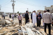 ببینید | گزارش تصویری چابهار بازدید محله جنگلوک