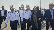 ببینید | افتتاح و بهره‌برداری از پاسگاه پلیس‌راه و نمازخانه بین‌راهی استان هرمزگان با حضور وزیر راه و شهرسازی