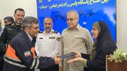 ببینید | افتتاح و بهره‌برداری از پاسگاه پلیس‌راه و نمازخانه بین‌راهی استان هرمزگان با حضور وزیر راه و شهرسازی