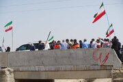 ببینید | پل سرزه رودان در کیلومتر ۳۰ محور رودان–بندرعباس با حضور فرزانه صادق، وزیر راه و شهرسازی، به بهره‌برداری رسید
