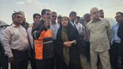 ببینید | بازدید وزیر راه و شهرسازی از بازسازی پل شهید میرزایی استان هرمزگان