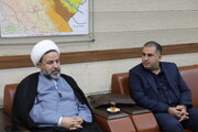 ببینید| نشست مشترک مدیرکل راه و شهرسازی با رئیس شورای سیاست‌گذاری ائمه جمعه خوزستان با هدف گسترش همکاری های دو جانبه