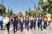 ببینید|همزمان در هفته دفاع مقدس آئین غبار روبی و تجدید میثاق با شهدا در مزار شهدای امام زاده محمد (ع) حصارک