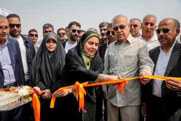 ببینید | مراسم بهره‌برداری از پل بازسازی شده "شهید مویدی"