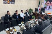 ببینید | دیدار مدیرکل راهداری و حمل‌ونقل جاده‌ای استان البرز به همراه رئیس پلیس راه استان با فرمانده انتظامی استان البرز