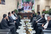 ببینید | دیدار مدیرکل راهداری و حمل‌ونقل جاده‌ای استان البرز به همراه رئیس پلیس راه استان با فرمانده انتظامی استان البرز