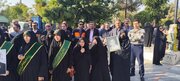 ببینید | حضور سرپرست اداره کل و رئیس شورای هماهنگی راه و شهرسازی استان البرز در آیین غبارروبی و گلباران مزار شهدای امامزاده محمد(ع)