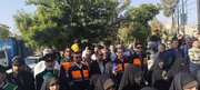 ببینید | حضور سرپرست اداره کل و رئیس شورای هماهنگی راه و شهرسازی استان البرز در آیین غبارروبی و گلباران مزار شهدای امامزاده محمد(ع)