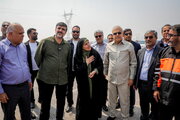 ببینید |  آیین افتتاح پل منبع آب با حضور وزیر راه وشهرسازی
