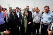 ببینید |  آیین افتتاح پل منبع آب با حضور وزیر راه وشهرسازی