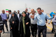 ببینید |  آیین افتتاح پل منبع آب با حضور وزیر راه وشهرسازی