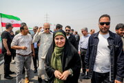 ببینید | آیین افتتاح پل منبع آب با حضور وزیر راه وشهرسازی