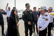 ببینید | افتتاح پاسگاه پلیس راه و نمازخانه بین‌راهی در محور بندرعباس- میناب 