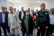 ببینید | افتتاح پاسگاه پلیس راه و نمازخانه بین‌راهی در محور بندرعباس- میناب 