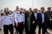 ببینید |افتتاح پاسگاه پلیس راه و نمازخانه بین‌راهی در محور بندرعباس- میناب 