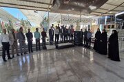 ببینید|  همزمان با هفته دفاع مقدس تجدید میثاق مدیران و کارکنان راه و شهرسازی سیستان و بلوچستان با آرمان‌های شهدا