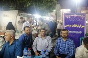 ببینید | میز خدمت در تجمات شبانه بوشهر