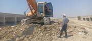 لایروبی دهانه پل محور بوشهر - شیف