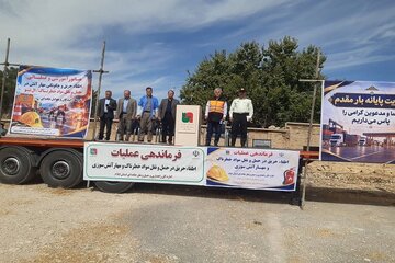 ویدیو | برگزاری مانور آموزشی اطفای حریق در پایانه بار چوار استان ایلام
