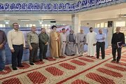 ببینید| برپایی میز خدمت اداره کل راه وشهرسازی در مصلی نماز جمعه شهرستان دشت آزادگان
