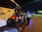 ببینید | کنترل و نظارت بر تردد ناوگان حمل‌ونقل عمومی مسافر در آزادراه قزوین–زنجان توسط اداره کل راهداری و حمل و نقل جاده‌ای استان قزوین