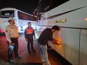ببینید | کنترل و نظارت بر تردد ناوگان حمل‌ونقل عمومی مسافر در آزادراه قزوین–زنجان توسط اداره کل راهداری و حمل و نقل جاده‌ای استان قزوین