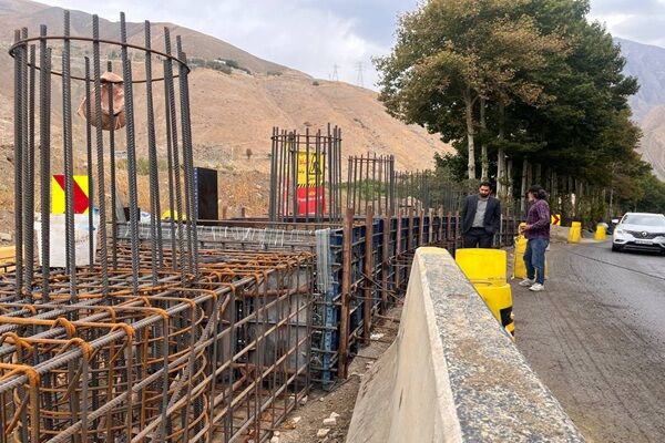 ویدیو| احداث گالری در محدوده صخره های ریزشی خوزنکلا به طول ۳۵۰ متر محور کرج -چالوس