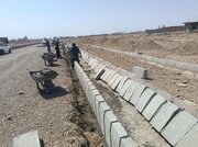 ببینید| مراحل آماده سازی سایت نهضت ملی مسکن شهرستان مهرستان سیستان و بلوچستان