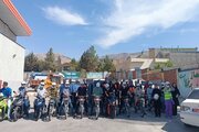 ببینید | همایش ارتقای ایمنی موتورسواران در روستای کردان به همت اداره ایمنی و ترافیک اداره کل راهداری و حمل‌ونقل جاده‌ای استان البرز