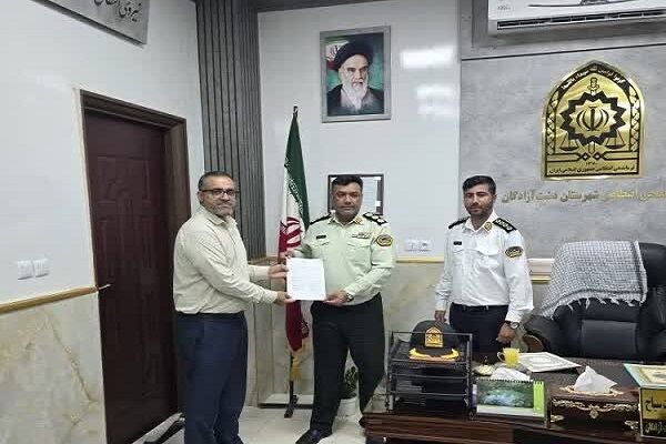 واگذاری زمین برای احداث ساختمان پلیس آگاهی و پلیس راهور دشت آزادگان