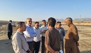 ببینید| بازدید معاون هماهنگی امور عمرانی استاندار و مدیر کل راه و شهرسازی سیستان و بلوچستان از عملیات ساخت بزرگراه در محور زاهدان- خاش