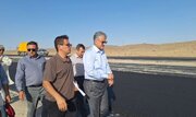 ببینید| بازدید معاون هماهنگی امور عمرانی استاندار و مدیر کل راه و شهرسازی سیستان و بلوچستان از عملیات ساخت بزرگراه در محور زاهدان- خاش