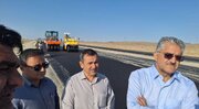 ببینید| بازدید معاون هماهنگی امور عمرانی استاندار و مدیر کل راه و شهرسازی سیستان و بلوچستان از عملیات ساخت بزرگراه در محور زاهدان- خاش