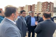 بازدید استاندار مرکزی از پروژه ۵۱۲ واحدی نهضت ملی مسکن خمین