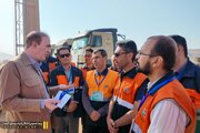 حضور ۶۳ نیروی راهداری لارستان با ۴۲ دستگاه ماشین‌آلات در رزمایش «صلابت زاگرس»