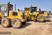 حضور ۶۳ نیروی راهداری لارستان با ۴۲ دستگاه ماشین‌آلات در رزمایش «صلابت زاگرس»