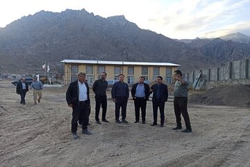 بازدید مدیرکل دفتر فنی و امور مهندسی ساختمان از روند اجرای طرح توسعه جامع پایانه مرزی نوردوز