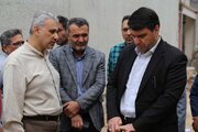 بازدید معاون عمرانی استاندار و نمایندگان اعضای شورای تأمین مسکن از پروژه‌های نهضت ملی مسکن مهرگان