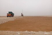 آماده سازی معابر سایت 450 هکتاری بوشهر