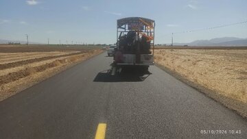 بهره‌برداری از ۱۱ کیلومتر روکش آسفالت محور روستایی «حی - کهلا - بزین» در شهرستان خدابنده