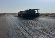 ببنید | اجرای روکش آسفالت محور کمربندی رفسنجان _انار در استان کرمان