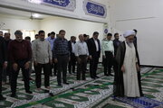 ببینید| اقامه نماز جماعت به امامت آیت‌الله محسن حیدری نماینده مردم خوزستان در مجلس خبرگان در اداره کل راه و شهرسازی خوزستان
