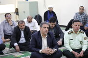 ببینید| اقامه نماز جماعت به امامت آیت‌الله محسن حیدری نماینده مردم خوزستان در مجلس خبرگان در اداره کل راه و شهرسازی خوزستان