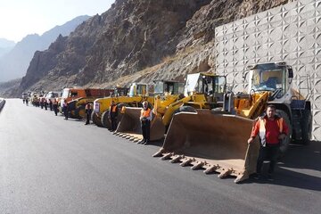 مانور تخصصی اداره کل  راهداری وحمل ونقل جاده ای آذربایجان شرقی درنوار مرزی جلفا