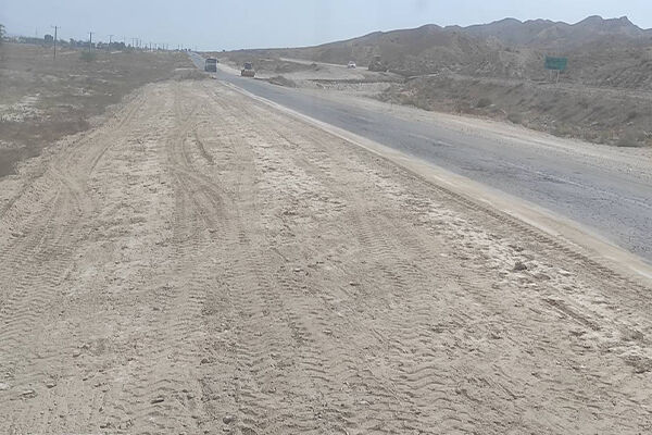 ارتقای ایمنی محور های مواصلاتی شهرستان بندرخمیر